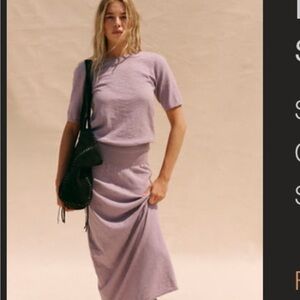 Free People Isabella sweater/skirt set size small NWT